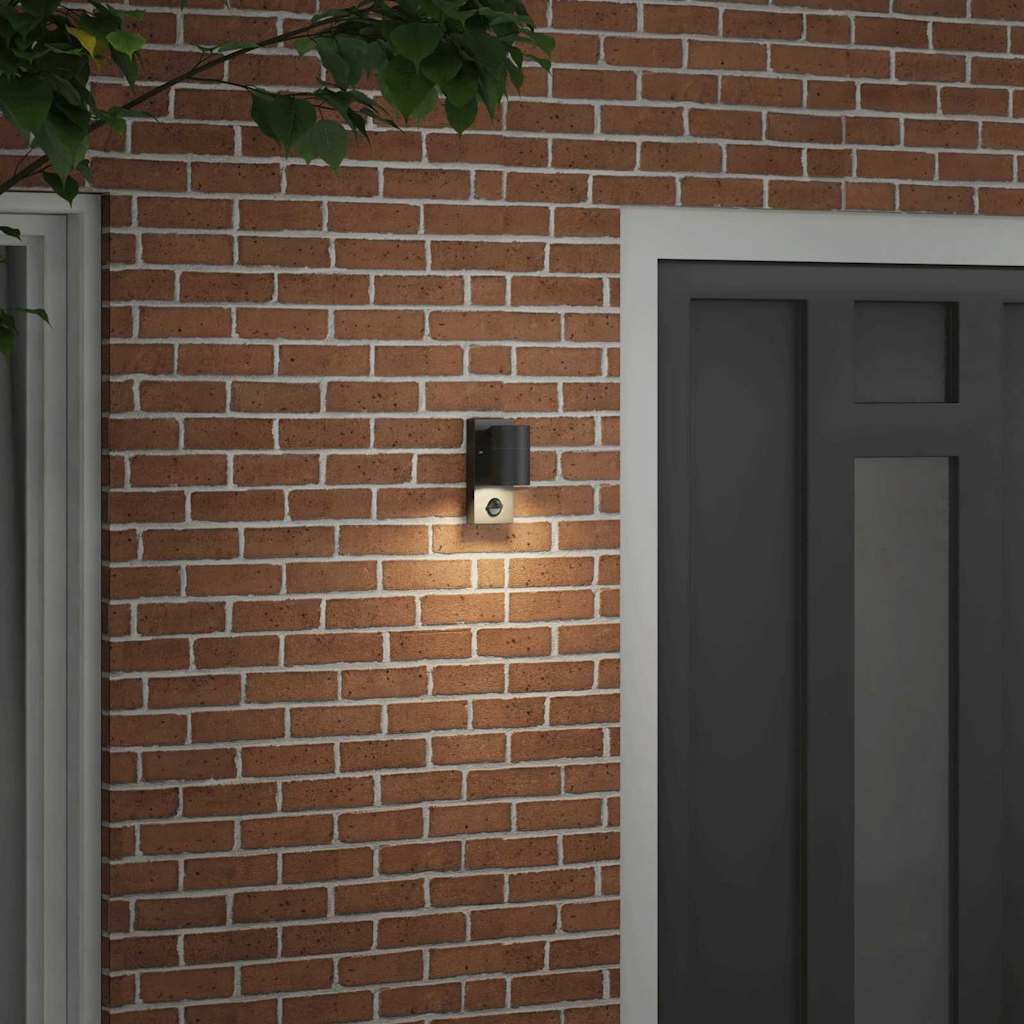 Outdoor Wall Light Black 6.5 x 10.5 x 16 cm