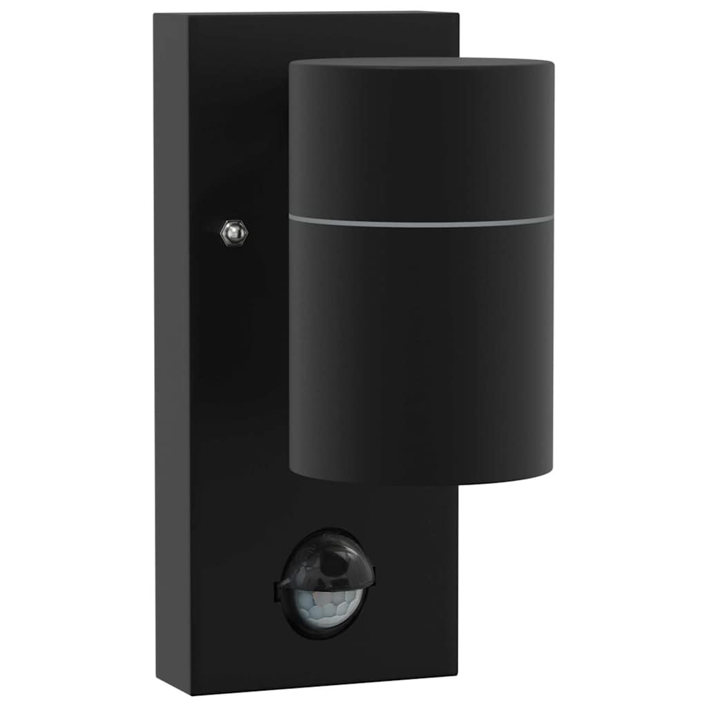 Outdoor Wall Light Black 6.5 x 10.5 x 16 cm
