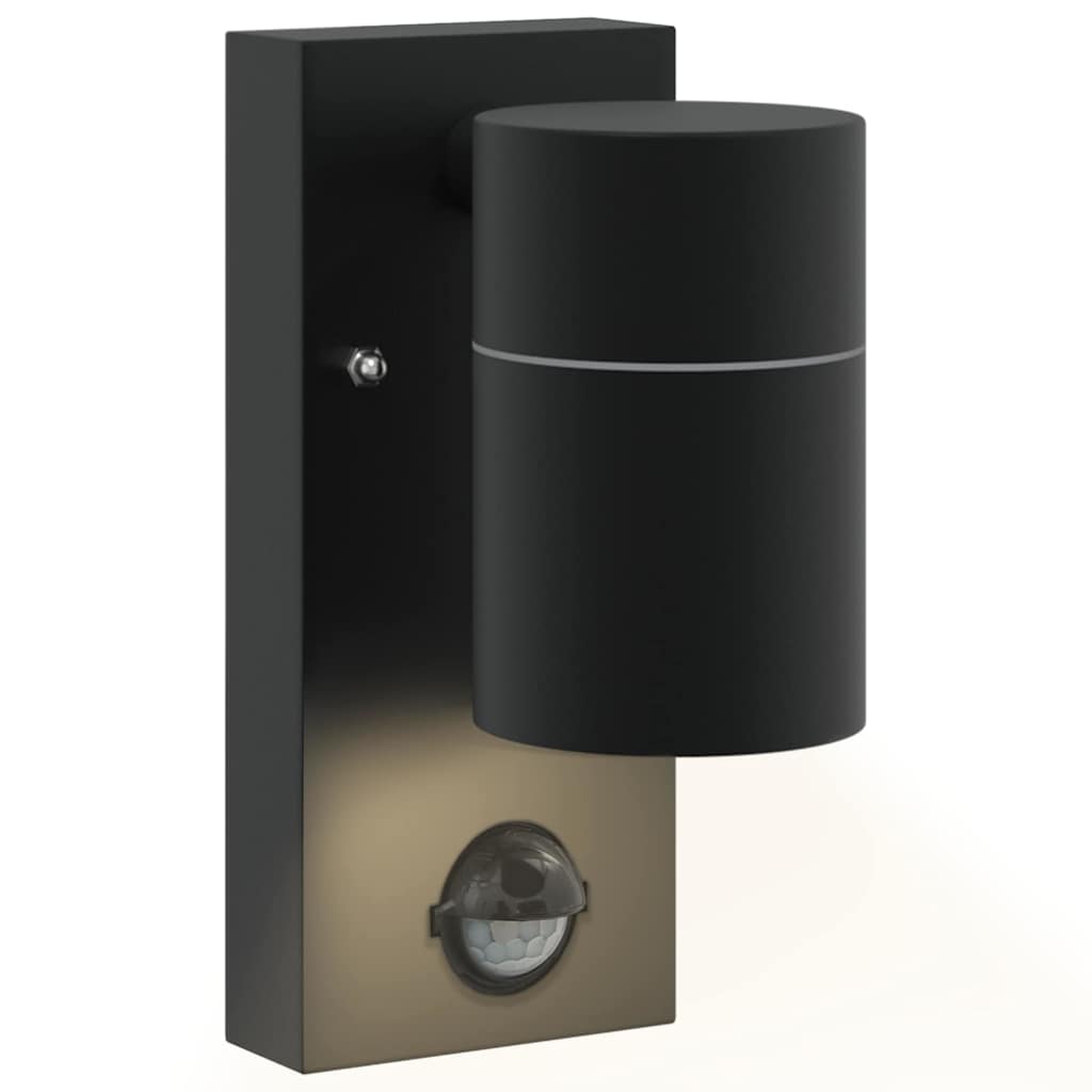 Outdoor Wall Light Black 6.5 x 10.5 x 16 cm