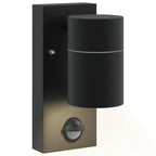 Outdoor Wall Light 2 pcs Black 6.5 x 10.5 x 16 cm