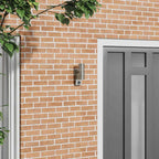 Outdoor Wall Light Silver 7 x 10 x 22 cm