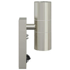 Outdoor Wall Light Silver 7 x 10 x 22 cm