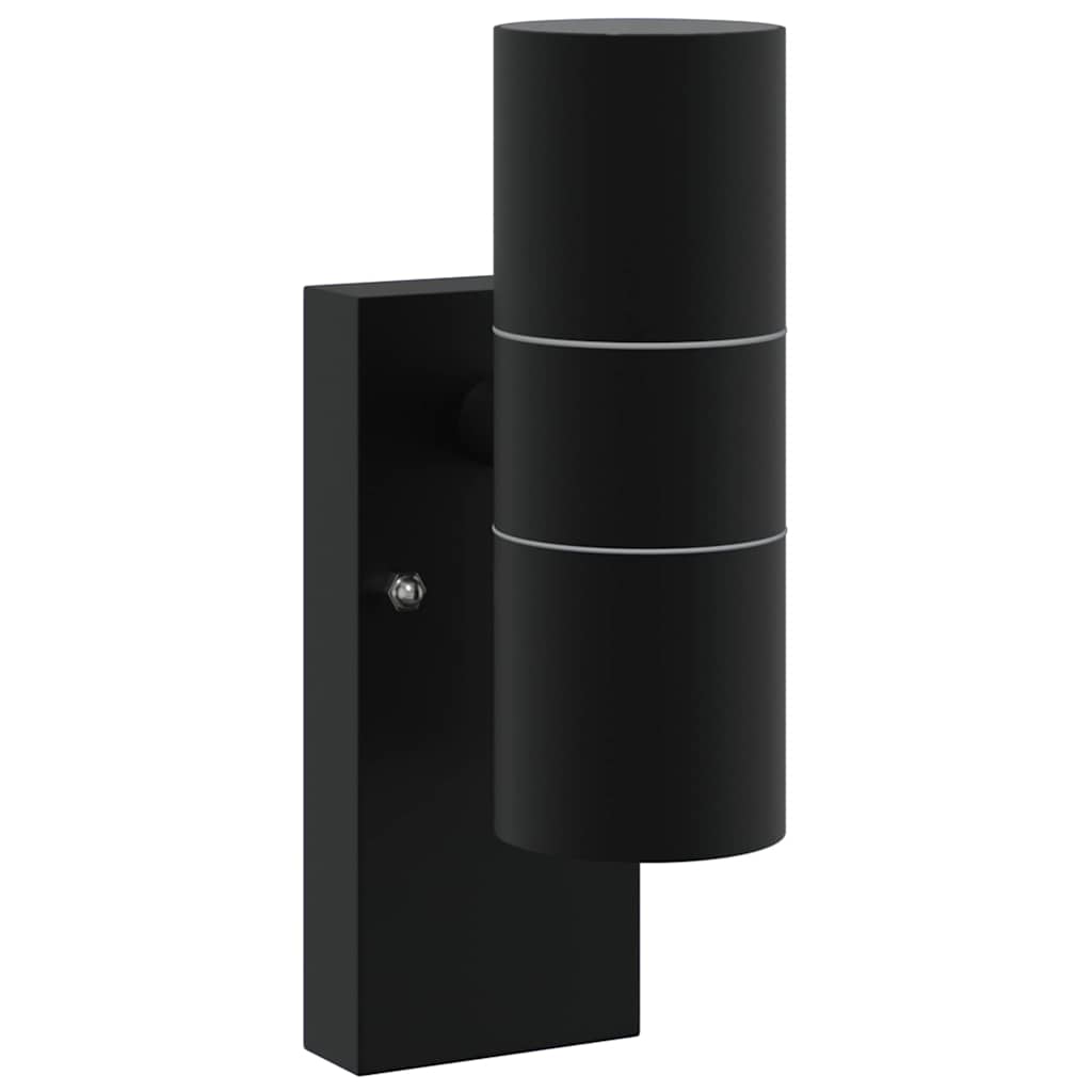Outdoor Wall Light Black 7 x 10 x 22 cm