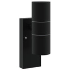 Outdoor Wall Light Black 7 x 10 x 22 cm