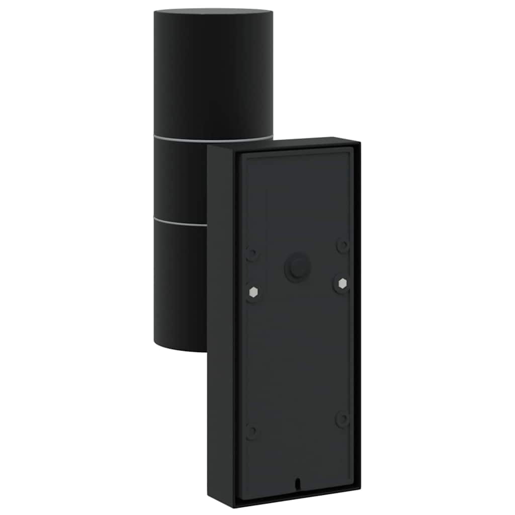Outdoor Wall Light Black 7 x 10 x 22 cm