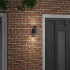 Outdoor Wall Light Black 7 x 10 x 22 cm