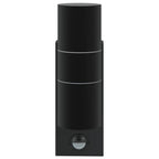 Outdoor Wall Light Black 7 x 10 x 22 cm