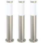 Bollard Lights 3pcs 50 cm Stainless Steel IP44