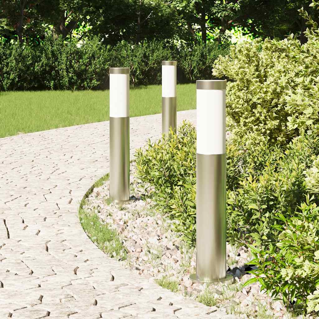 Bollard Lights 3pcs 50 cm Stainless Steel IP44