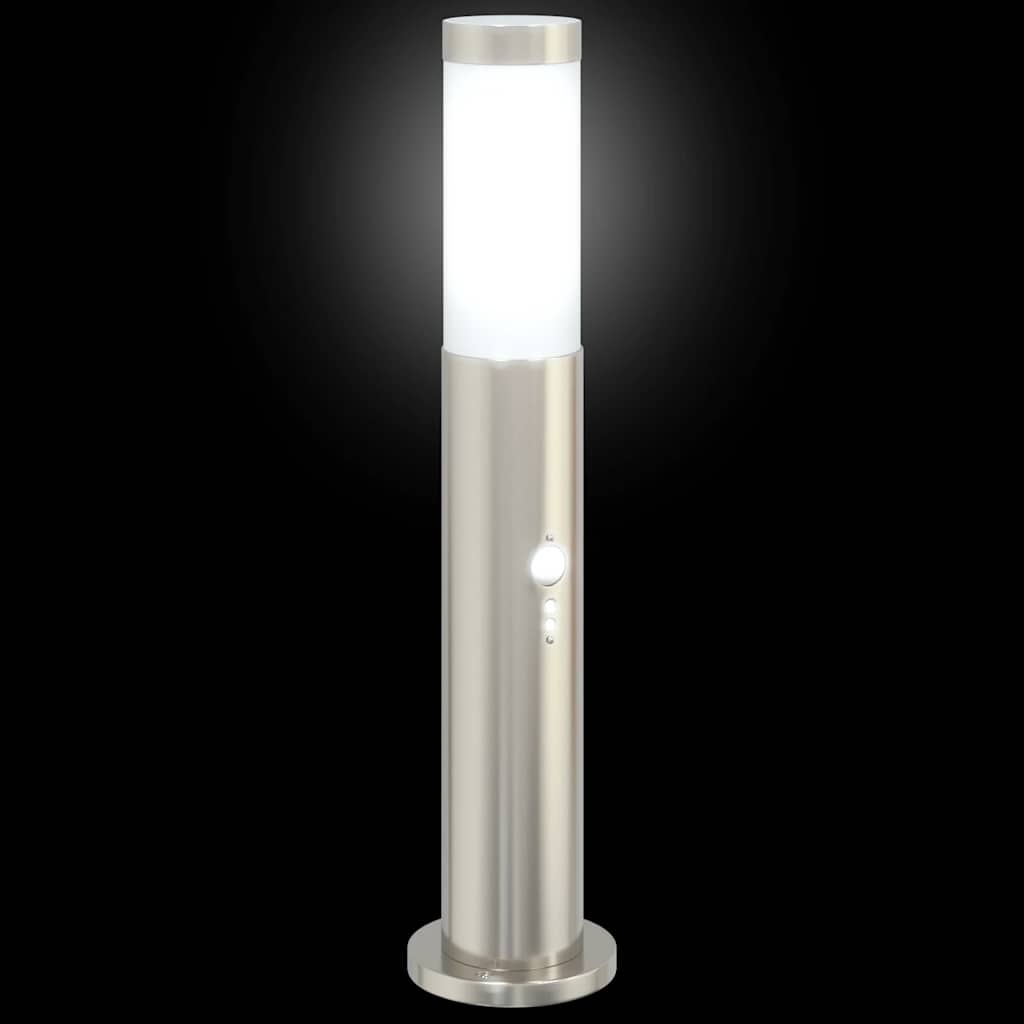 Bollard Light with Sensor 50 cm Stainless Steel IP44