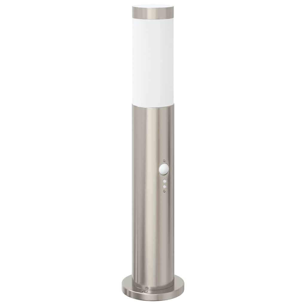Bollard Lights with Sensor 3pcs 50 cm Stainless Steel IP44