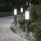 Bollard Lights with Sensor 3pcs 50 cm Stainless Steel IP44