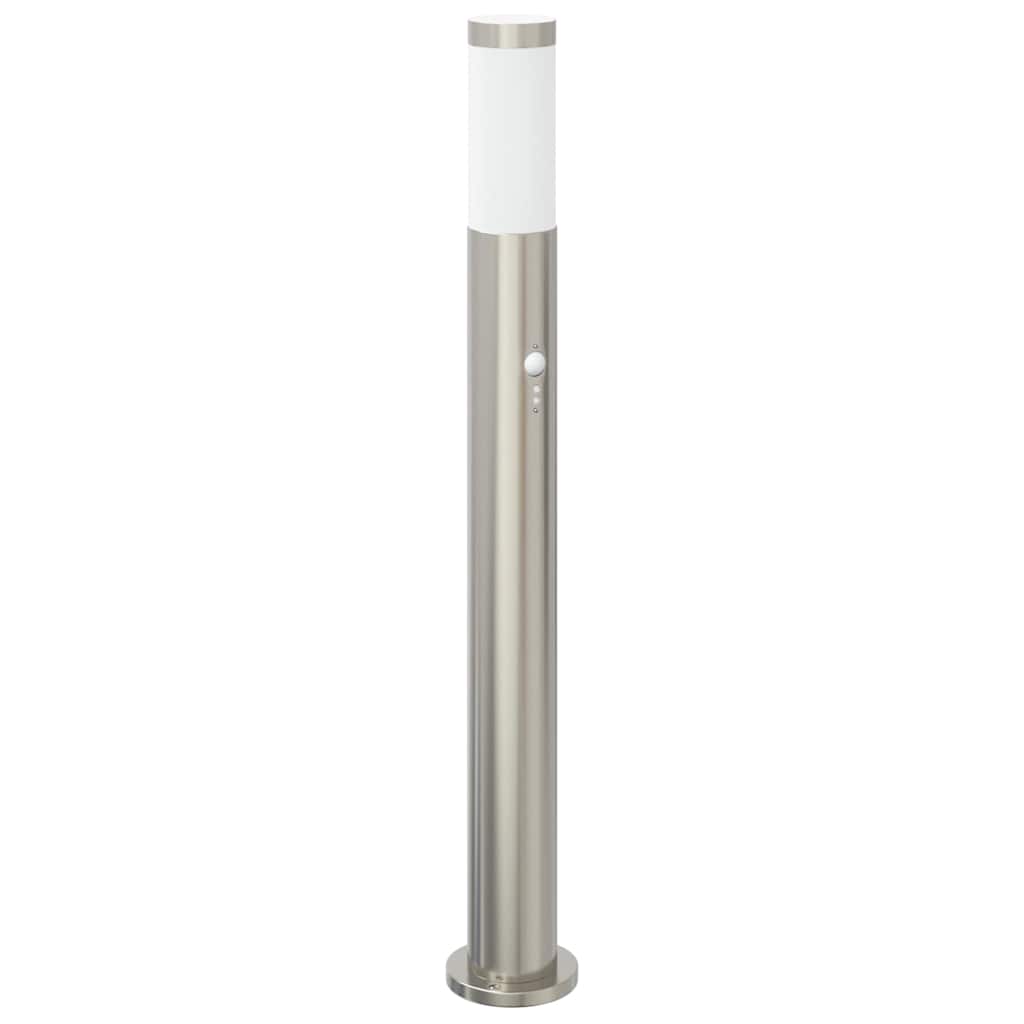 Bollard Light with Sensor 80 cm Stainless Steel IP44