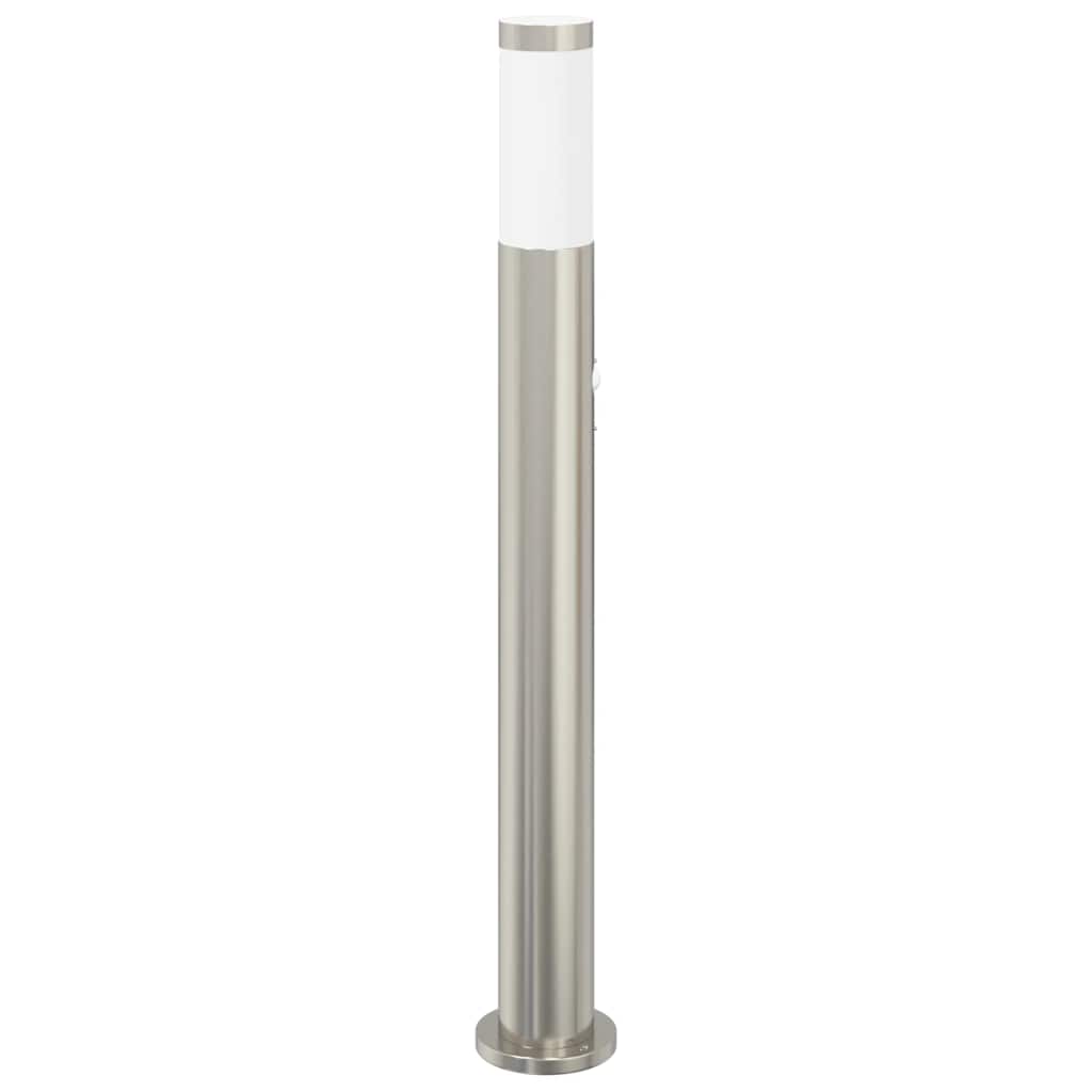 Bollard Light with Sensor 80 cm Stainless Steel IP44