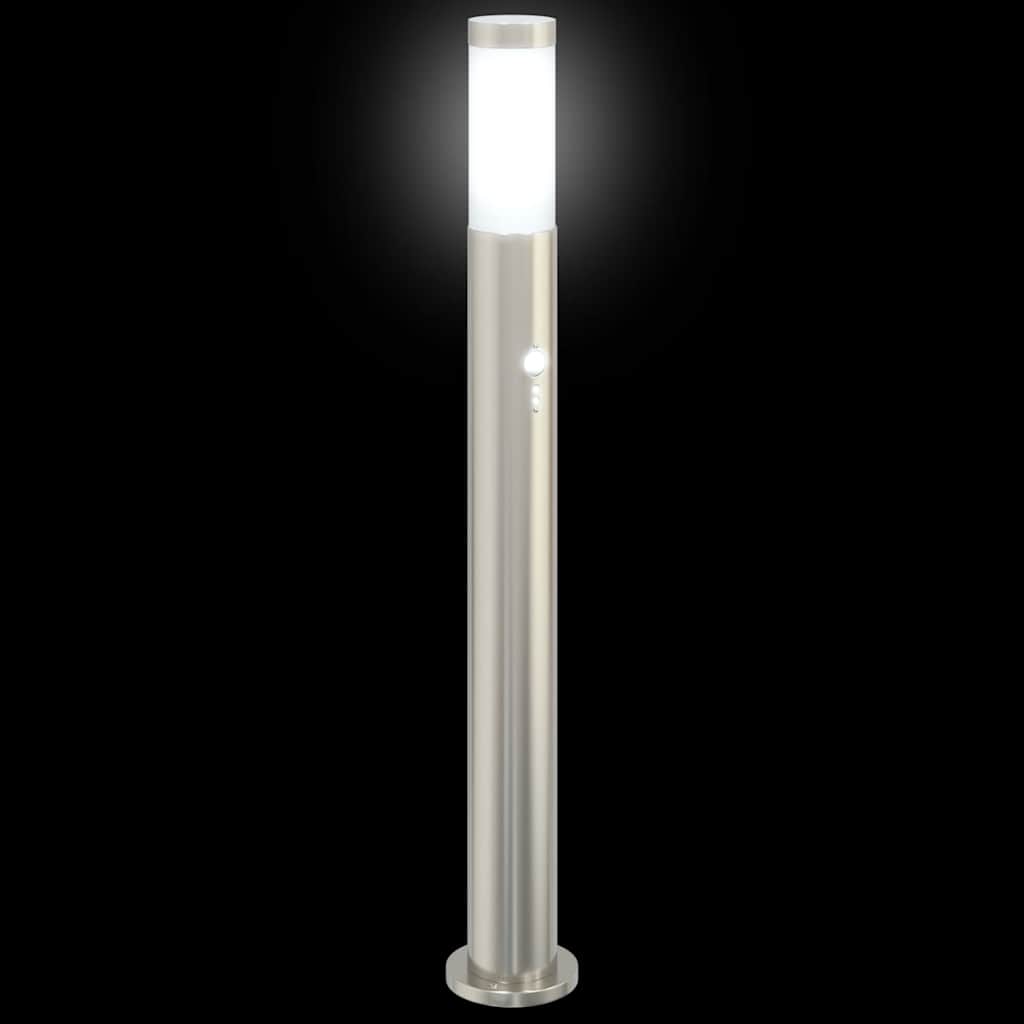 Bollard Light with Sensor 80 cm Stainless Steel IP44