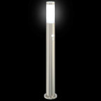 Bollard Lights with Sensor 3pcs 80 cm Stainless Steel IP44