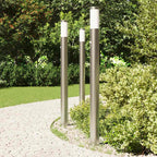 Bollard Lights with Sensor 3pcs 110 cm Stainless Steel IP44
