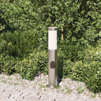 Bollard Light with Outlet 50 cm Stainless Steel IP44