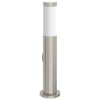 Bollard Light with Outlet 50 cm Stainless Steel IP44
