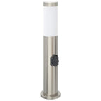 Bollard Lights with Outlet 3pcs 50 cm Stainless Steel IP44