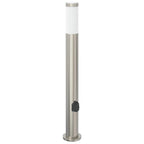Bollard Lights with Outlet 3pcs 80 cm Stainless Steel IP44