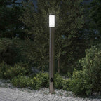 Bollard Light with Outlet 110 cm Stainless Steel IP44