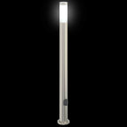 Bollard Lights with Outlet 3pcs 110 cm Stainless Steel IP44