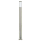 Bollard Light with Sensor&Outlet 110 cm Stainless Steel IP44