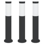 Bollard Lights 3pcs 50 cm Stainless Steel IP44