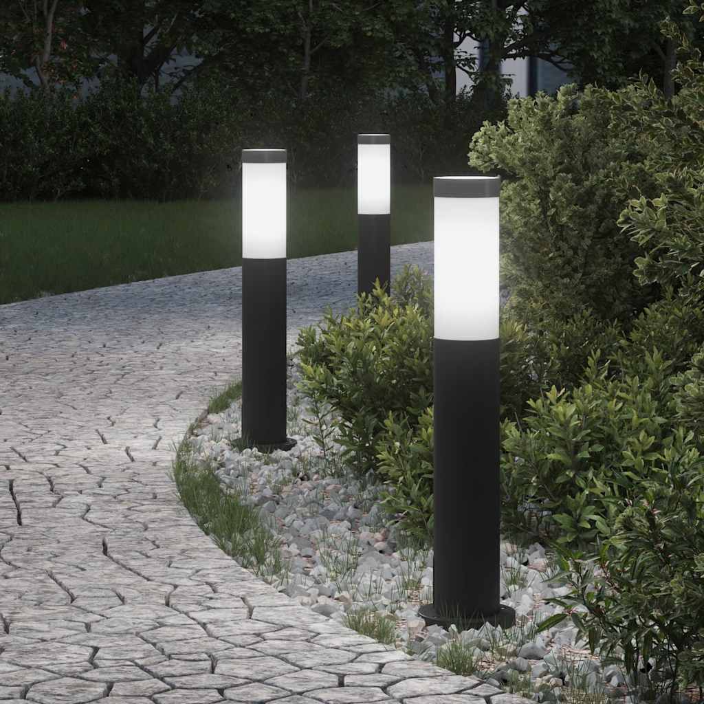 Bollard Lights 3pcs 50 cm Stainless Steel IP44