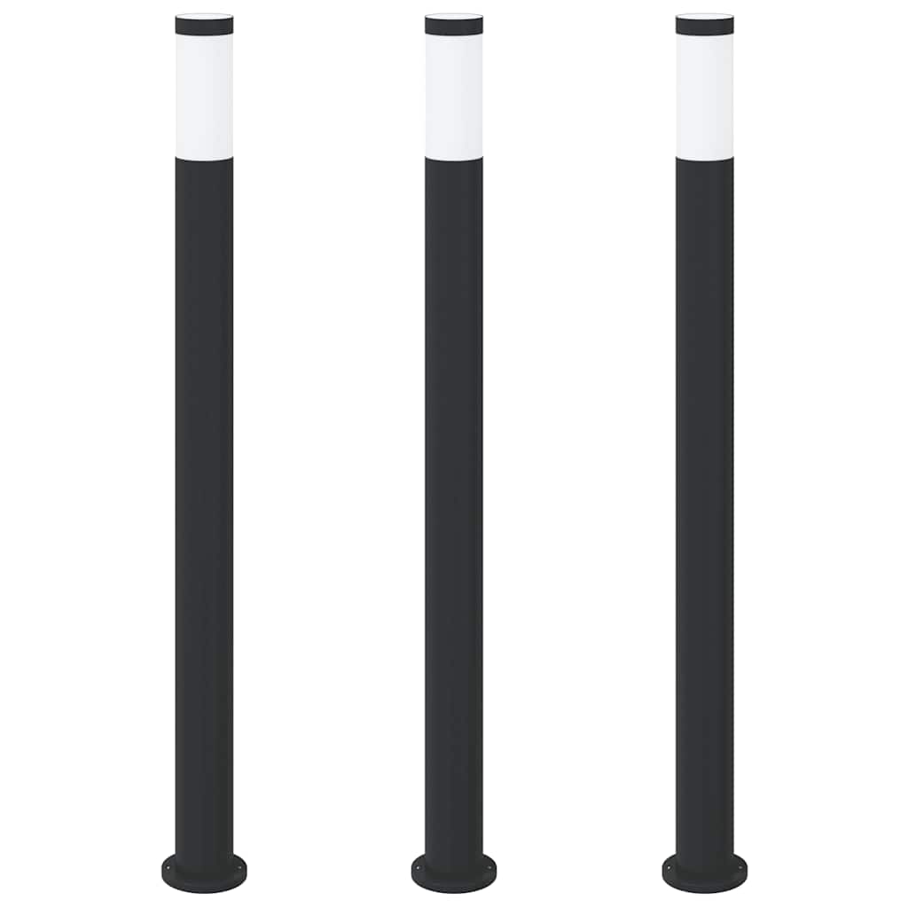 Bollard Lights 3pcs 110 cm Stainless Steel IP44
