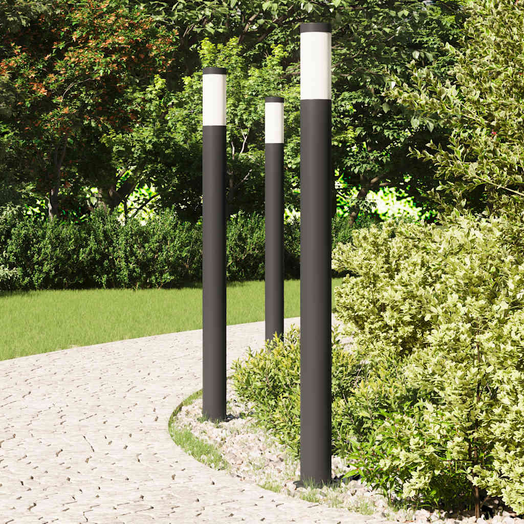 Bollard Lights 3pcs 110 cm Stainless Steel IP44
