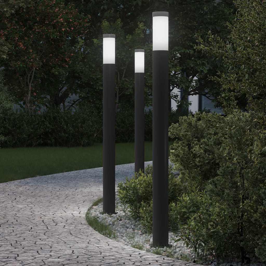 Bollard Lights 3pcs 110 cm Stainless Steel IP44