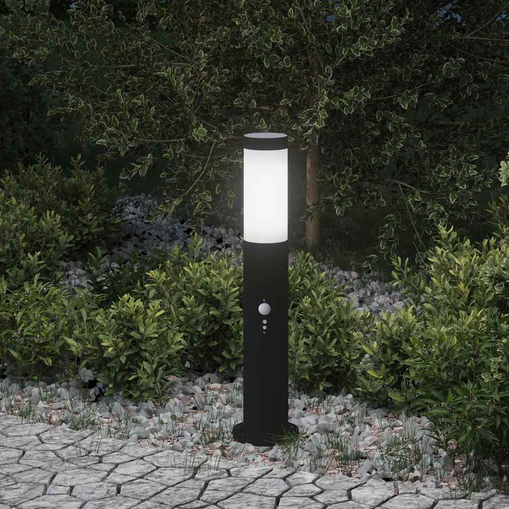 Bollard Light with Sensor 50 cm Stainless Steel IP44