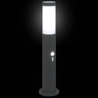 Bollard Lights with Sensor 3pcs 50 cm Stainless Steel IP44
