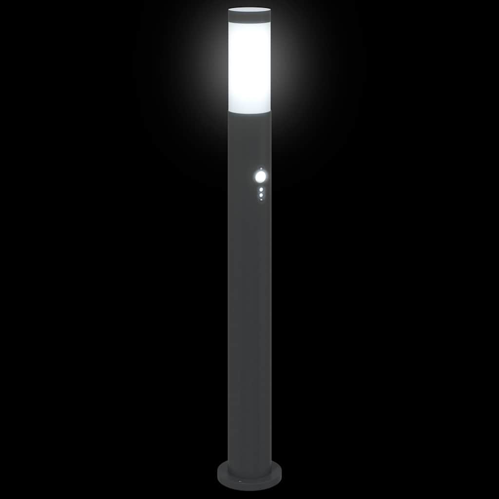 Bollard Light with Sensor 80 cm Stainless Steel IP44