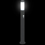 Bollard Light with Sensor 80 cm Stainless Steel IP44