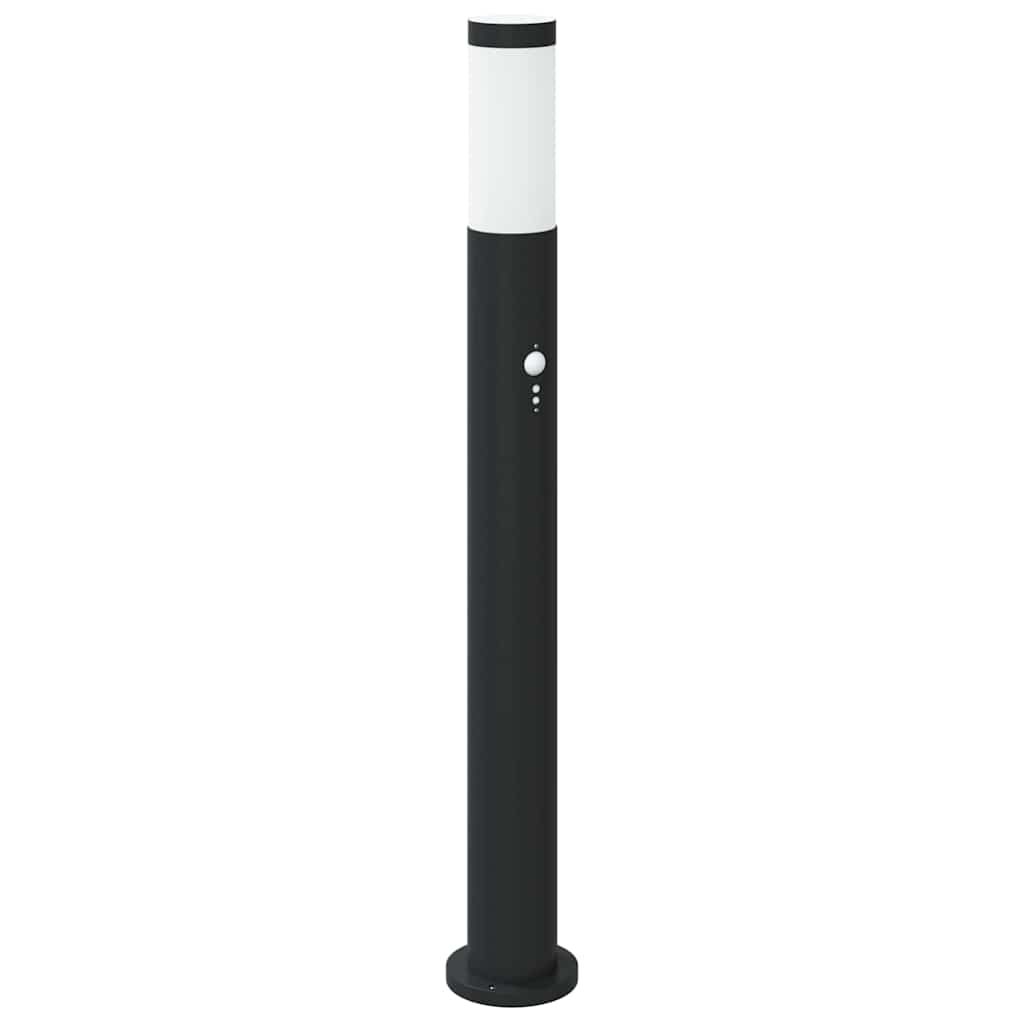 Bollard Lights with Sensor 3pcs 80 cm Stainless Steel IP44