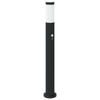 Bollard Lights with Sensor 3pcs 80 cm Stainless Steel IP44