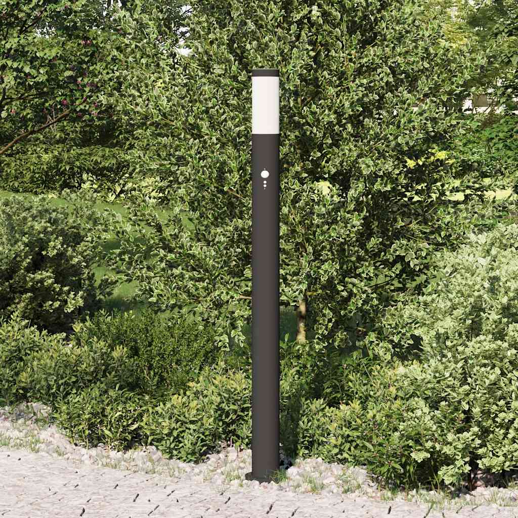 Bollard Light with Sensor 110 cm Stainless Steel IP44