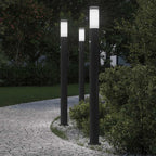 Bollard Lights with Sensor 3pcs 110 cm Stainless Steel IP44