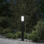 Bollard Light with Outlet 80 cm Stainless Steel IP44