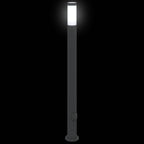 Bollard Light with Outlet 110 cm Stainless Steel IP44