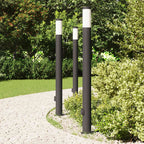 Bollard Lights with Outlet 3pcs 110 cm Stainless Steel IP44