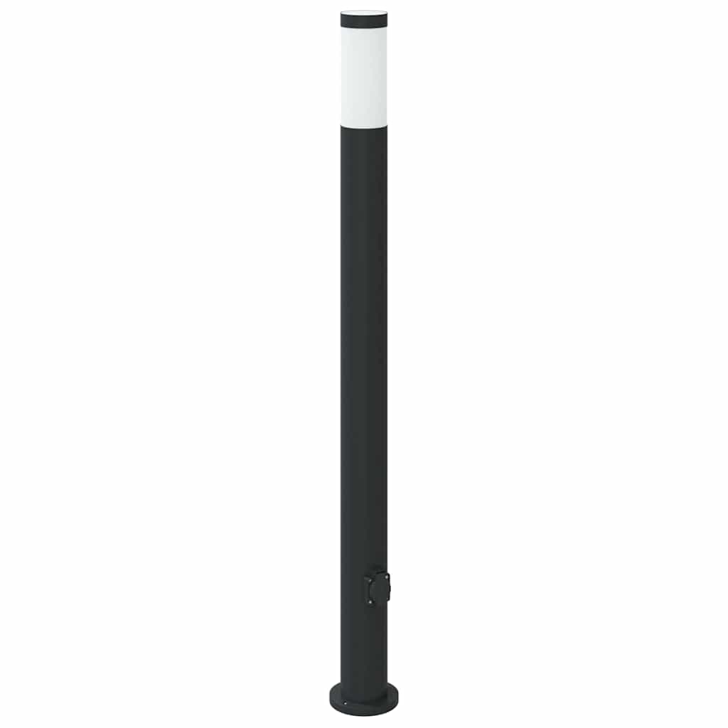 Bollard Lights with Outlet 3pcs 110 cm Stainless Steel IP44