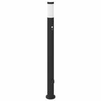 Bollard Light with Sensor&Outlet 110 cm Stainless Steel IP44