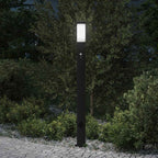 Bollard Light with Sensor&Outlet 110 cm Stainless Steel IP44