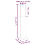 Bollard Light 50 cm Stainless Steel IP44