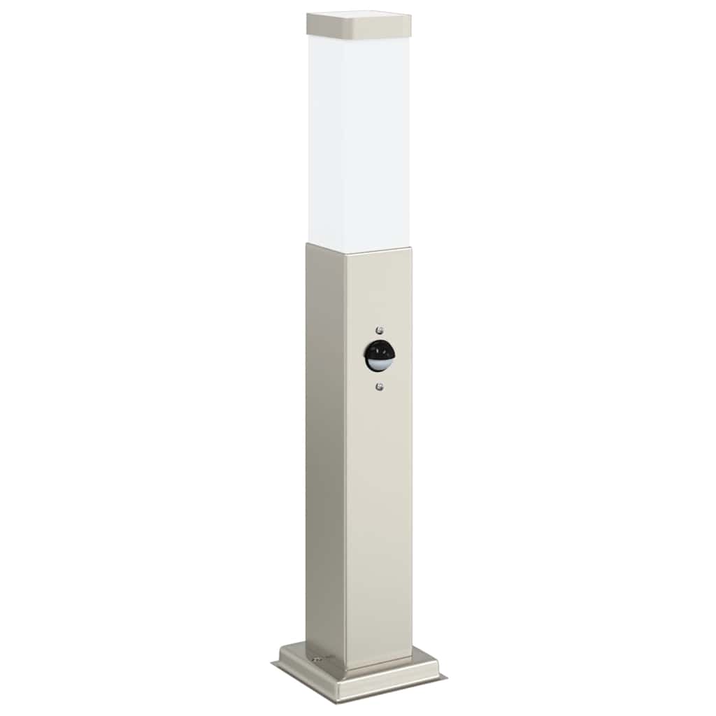 Bollard Light with Sensor 50 cm Stainless Steel IP44