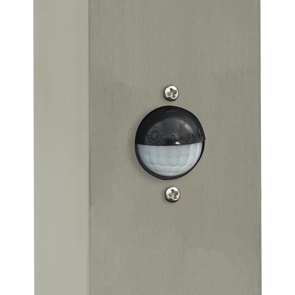 Bollard Lights with Sensor 3 pcs 50 cm Stainless Steel IP44